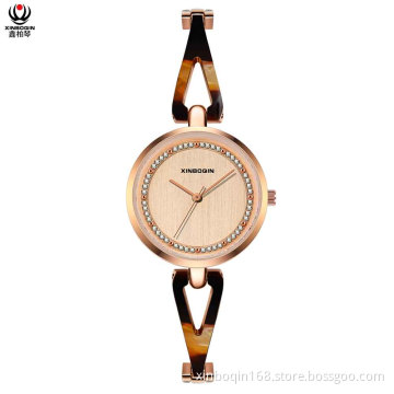 XINBOQIN dropshipping OEM Women Stylish Luxury Acetate Watch
